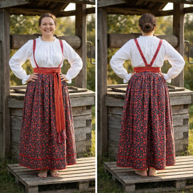 Русь сарафанная. Рязань, хлопок, красный